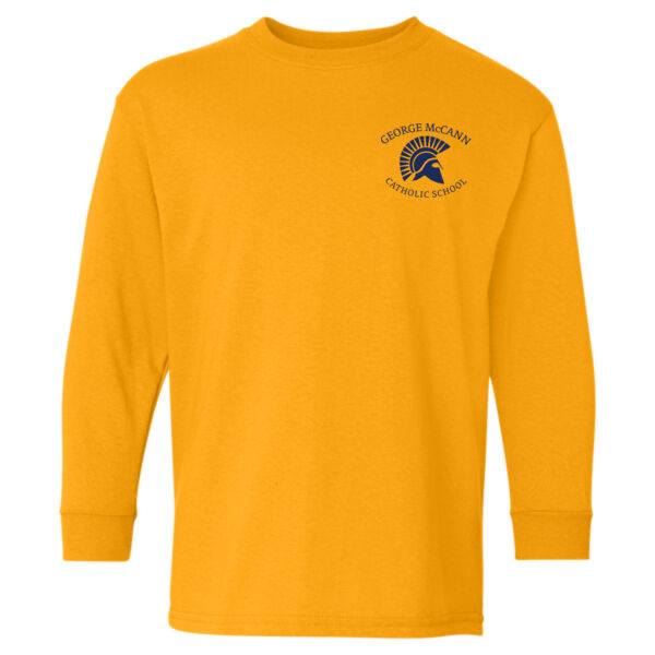 Youth Gildan 5400B Cotton Long Sleeve Shirt Thumbnail